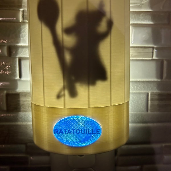 Disney Night Light - Ratatouille Remy Chef Hat | Spring Gift, Disney Decor, Kids Room Light, Holiday Disney Gift Idea