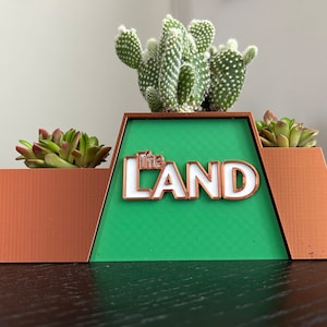 EPCOT The Land Pavilion Inspired Planter Disney Decor Gift Spring Gift for Mom