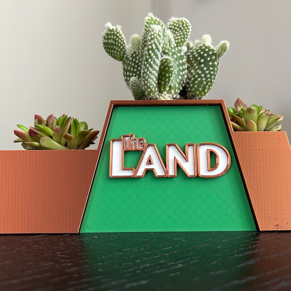 EPCOT The Land Pavilion Inspired Planter Disney Decor Gift Spring Gift for Mom or Fathers Day Gift