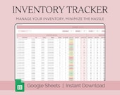 Inventory Tracker Spreadsheet Small Business, Inventory Template Google Sheets, Inventory Management, Inventory Log List Order Tracker