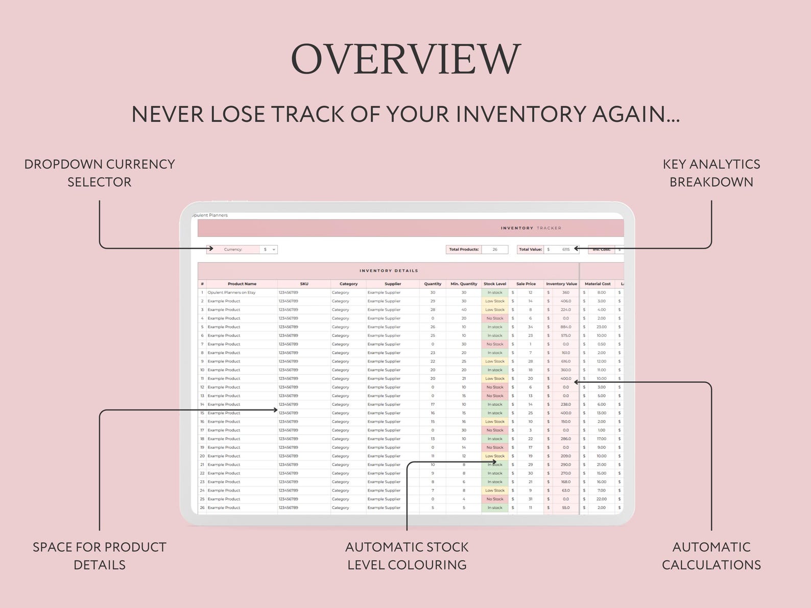 Inventory Tracker Spreadsheet Small Business, Inventory Template Google ...