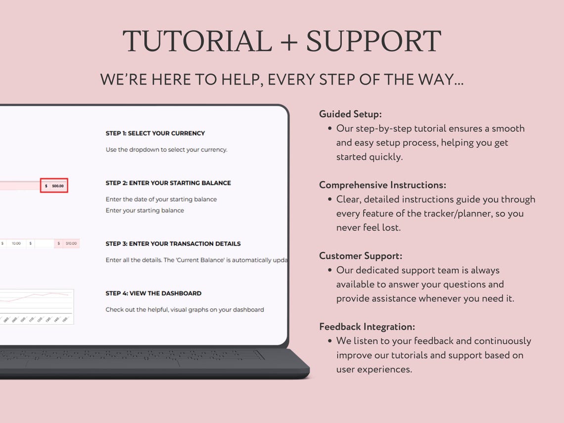 Digital Checkbook Bill Tracker Payment Checklist Spending Tracker ...