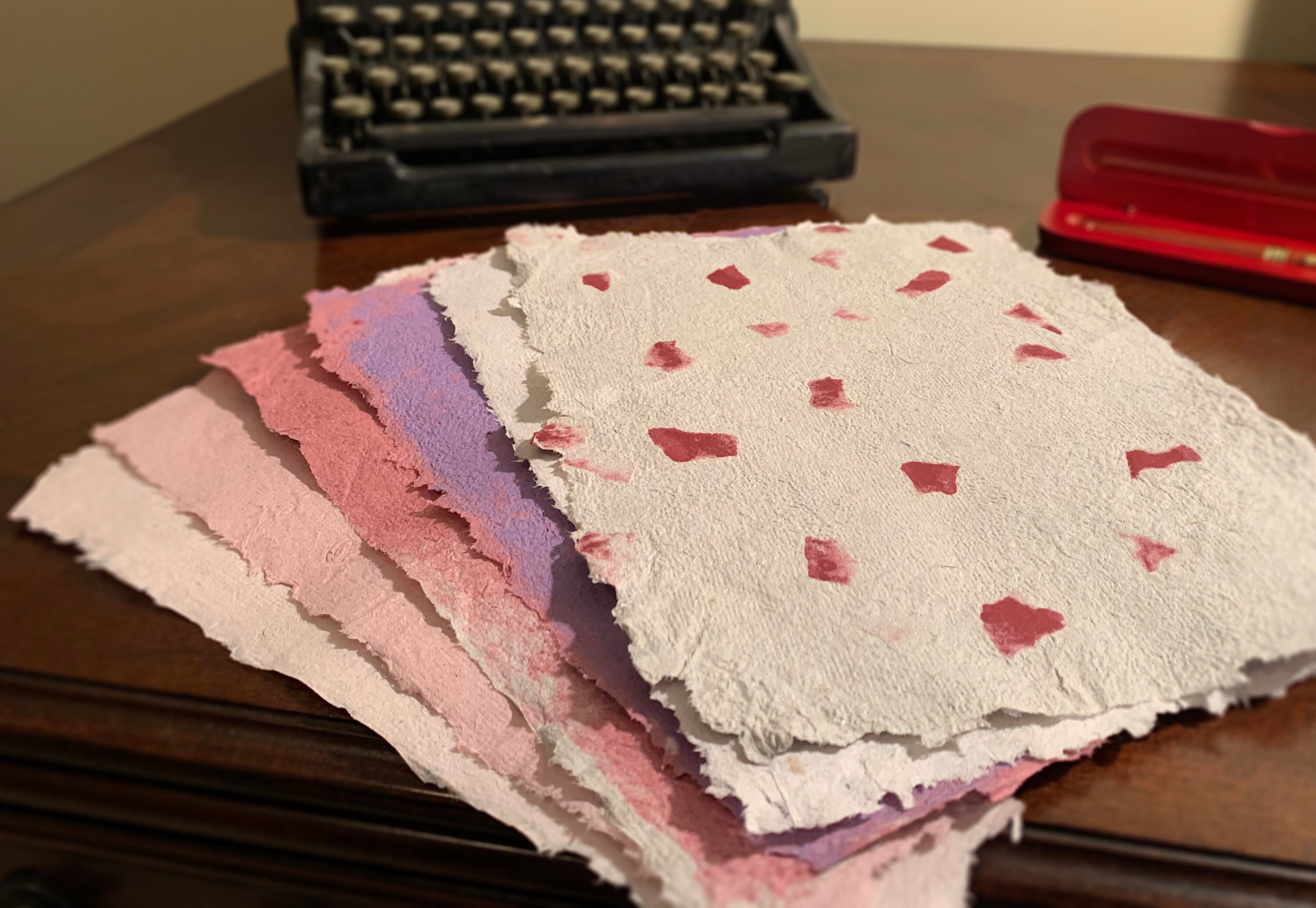 Deckled Edge Handmade Recycled Paper 11x8.5 10 Sheets Etsy