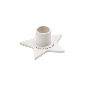 Send With Love Ceramic Star Candlestick Holder | Home Decor | Candle Holder | Gift Box