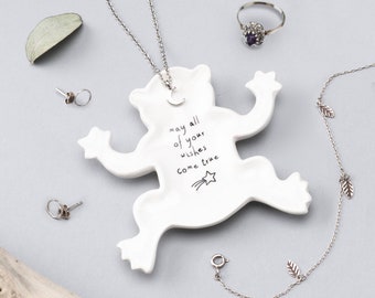 Senden Sie mit Liebe Frosch-Ring-Teller in Geschenkbox • Geschenk für sie