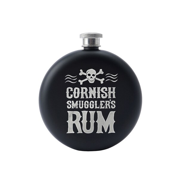 Cornish Smuggler's Rum Black 6oz Flachmann