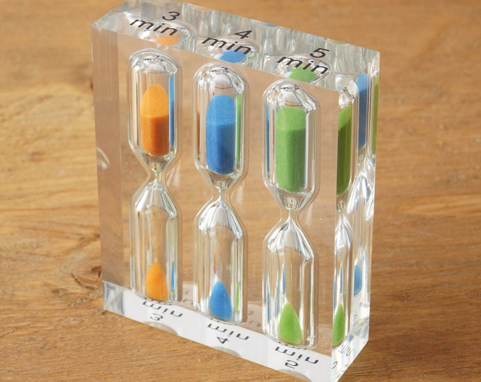 3 / 4 / 5 Minute Egg Timer | Kitchen Accessory | Soft Boiled Egg | Cooking | Gift For Home