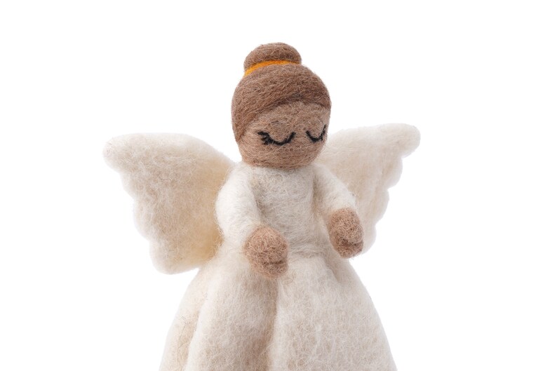 Felt Festive Christmas Angel Tree Topper - Thumbnail 4