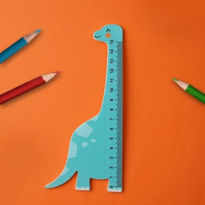 Wooden Dinosaur 15cm Ruler • Stationary • Back To School • Gift For Children