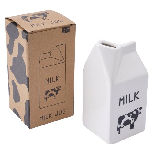 Cow Ceramic Milk Carton Table Milk Jug in Gift Box Etsy UK