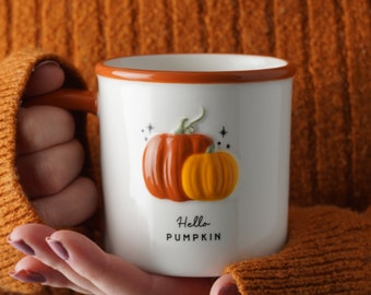 Snuggle Season 'Hello Pumpkin' Stoneware Mug