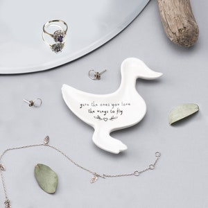 Send With Love Duck Ring Dish in Gift Box