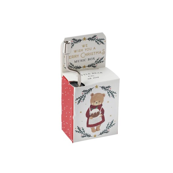 Little Bear Co. 'we Wish You A Merry' Music Box | Christmas