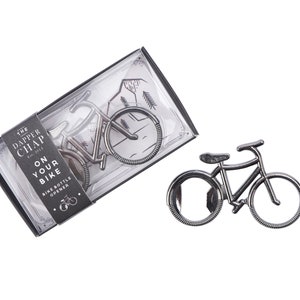 Bicycle Shape Bottle Opener Silver Finish On Your Bike Drink Accessory Gift Box Gift For Him image 2