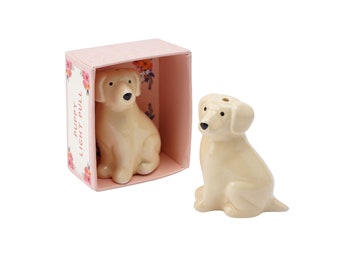 Ceramic Dog Puppy Light Pull • Golden Labrador Retriever • Gift Box • Gift For Home