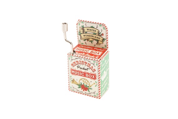 Wind up Christmas Music Box 'winter Wonderland' | Retro