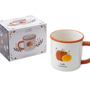 Tasse en grès Hello Pumpkin de Snuggle Season image 3