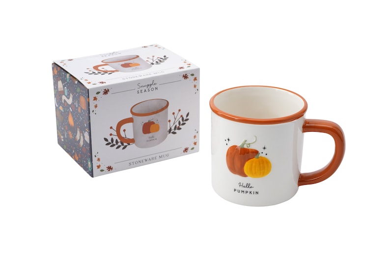 Tasse en grès Hello Pumpkin de Snuggle Season image 3