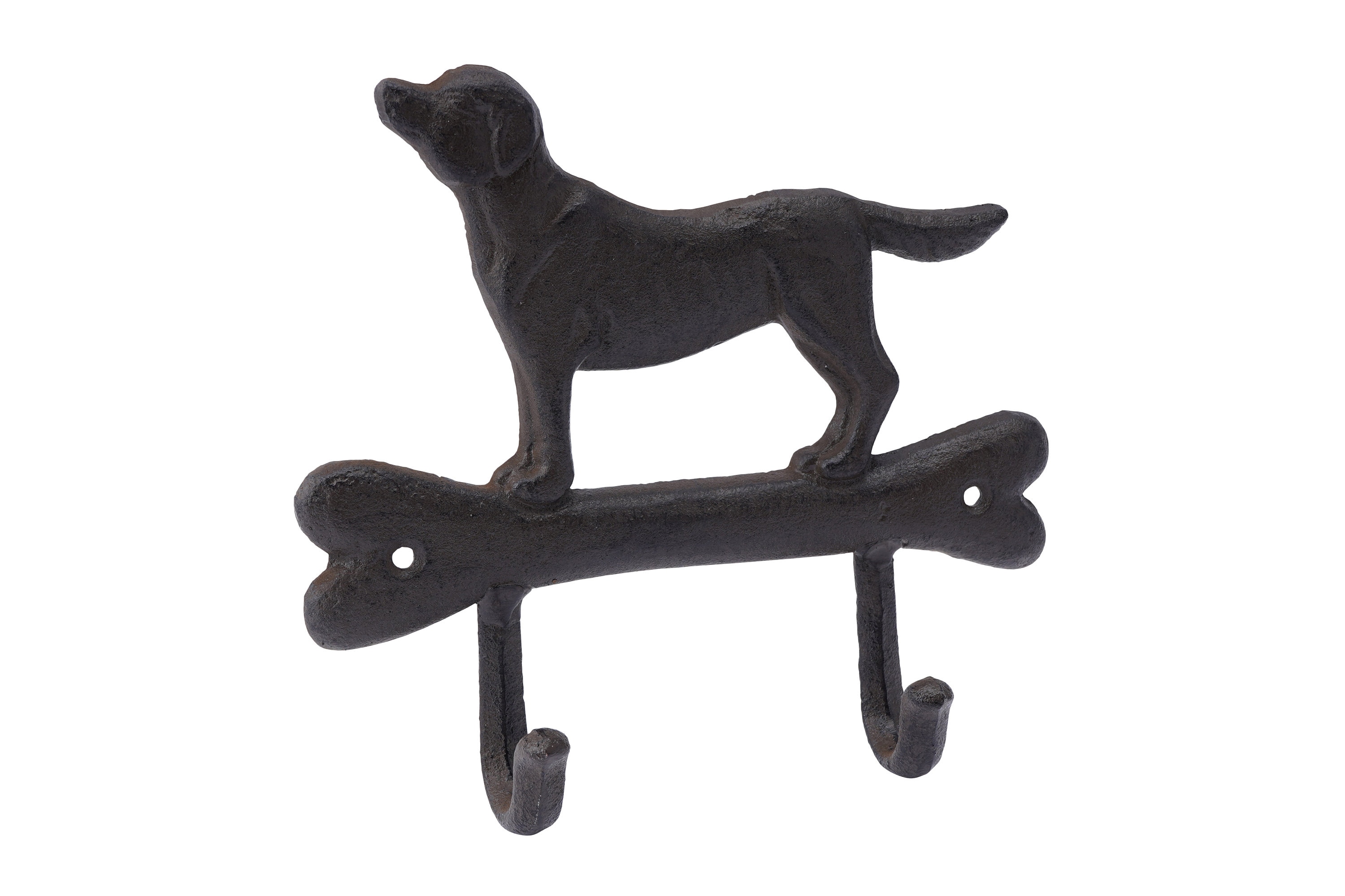 Cast Iron Dog Double Wall Hook Etsy