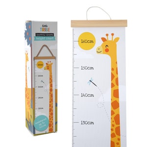 "Little Tribe ""Geoffrey Giraffe"" Maß Messlatte in Geschenkbox."