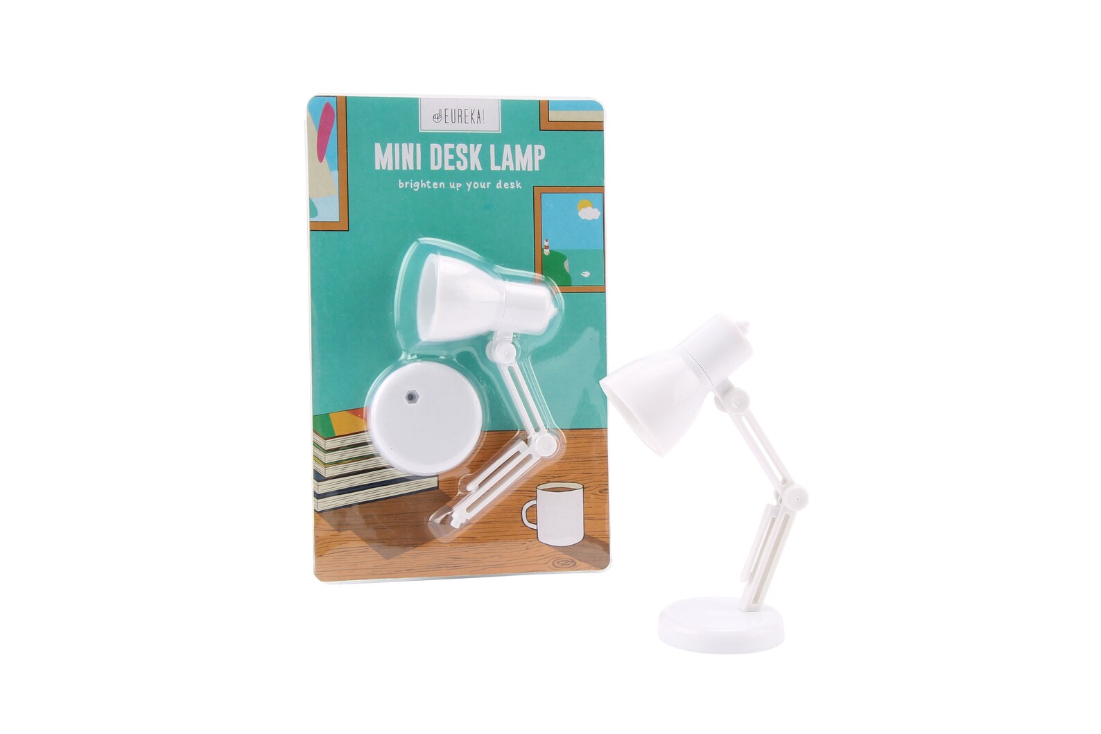 Mini Novelty White Desk Lamp and Stand Battery Operated in Etsy