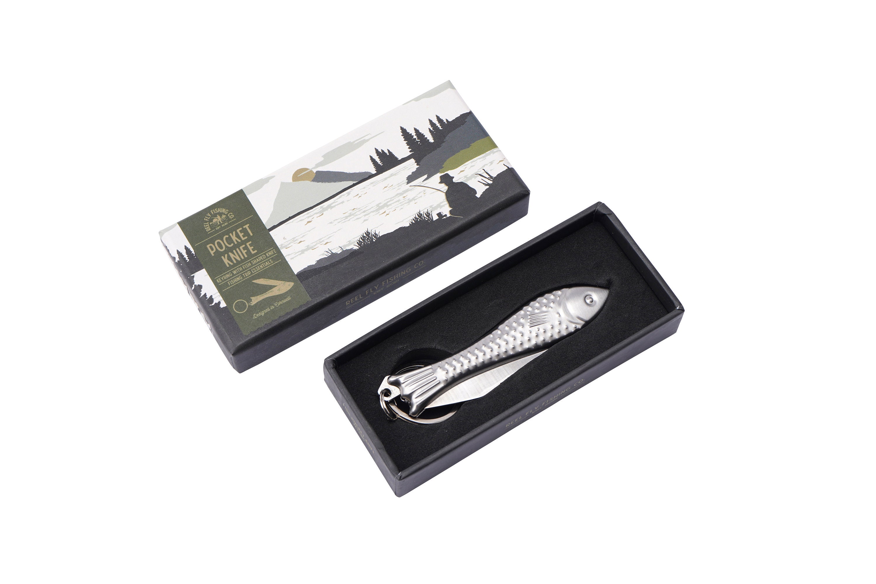 Fish Pocket Knife Fishing Gift Gift Box Gift for Him -  Israel