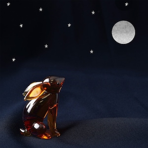 Glass Stargazing Hare In Gift Box • Decoration • Ornament • Collectable • Gift For Home • Home Decor