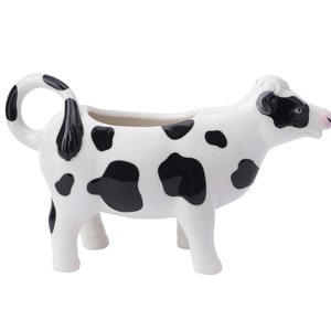 Large Ceramic Cow Milk Jug with Gift Box image 4