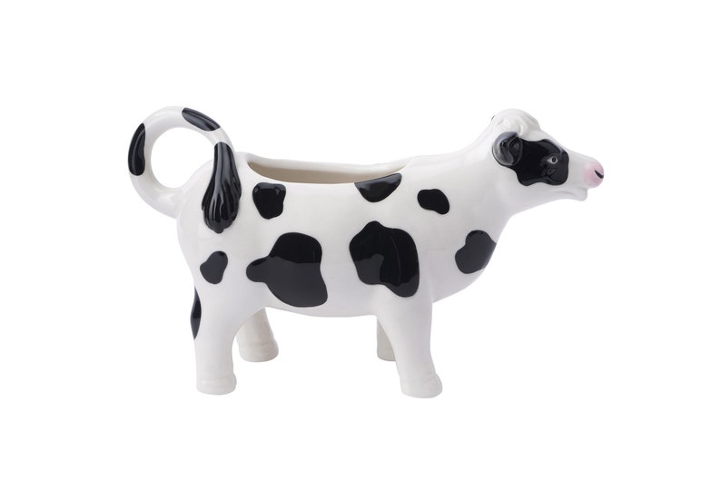 Large Ceramic Cow Milk Jug with Gift Box image 4
