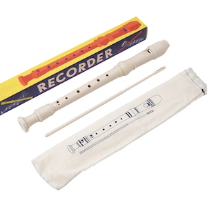 Recorder Wind Musical Instrument With Pouch