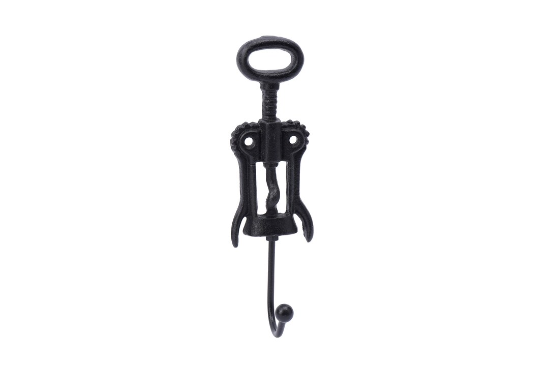 Corkscrew Cast Iron Wall Hook Coat Hanger Jacket Rack Etsy