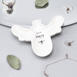 Bee Ring Dish | Bee Happy | Jewellery | Organiser | Gift Boxed | Send With Love