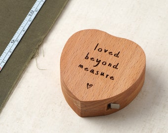 Send With Love 'Loved Beyond Measure' Heart Tape Measure