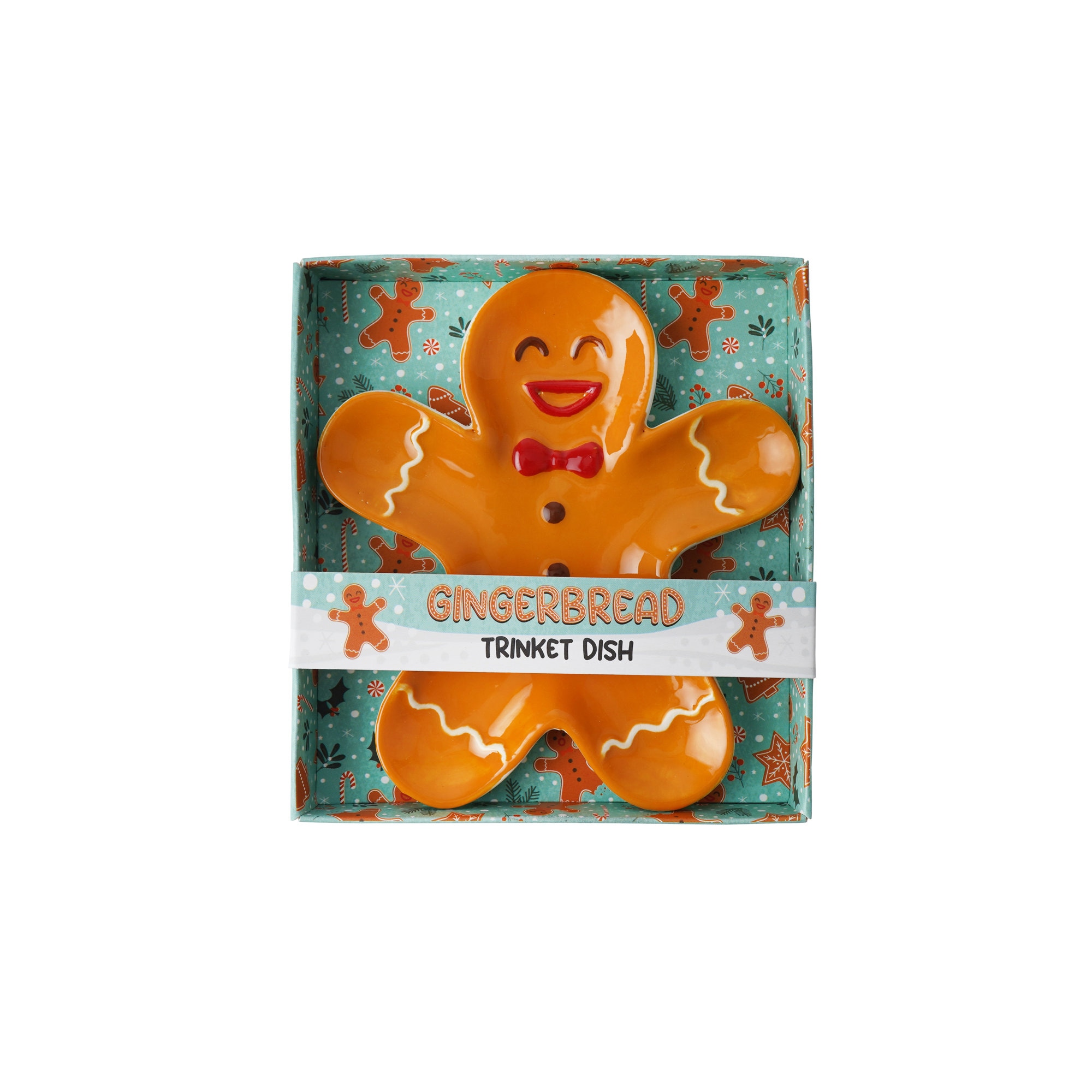 Christmas Gingerbread Man Trinket Dish - Etsy