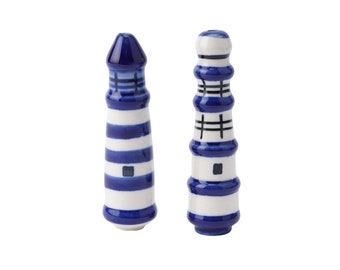 1 Lighthouse Nautical Ceramic Light Pull Handle - 1 Design Selected at Random