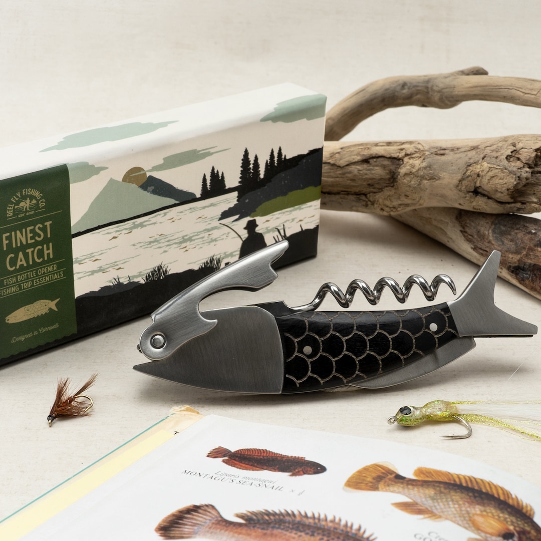 3 in 1 Fish Bottle Opener Gift Box Bar Accessory gift for Him Etsy