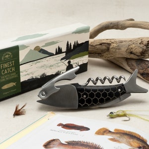 3 in 1 Fish Bottle Opener | Gift Box | Bar Accessory |Gift For Him