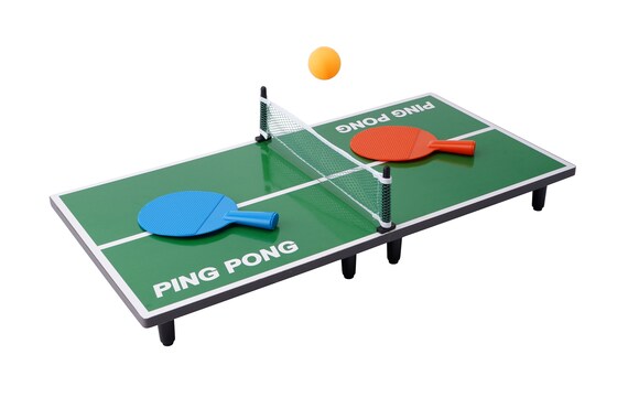 Leeds Intuición arco Miniature Table Tennis Ping Pong 'Paddle Up' - Etsy Schweiz