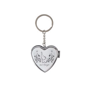 Boîte à pilules coeur « N'oubliez pas » Send With Love | Accessoire de sac à main | Porte-médicaments