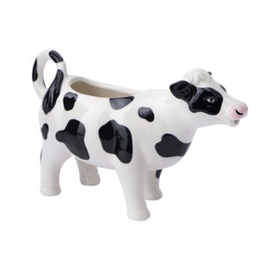 Large Ceramic Cow Milk Jug with Gift Box image 2