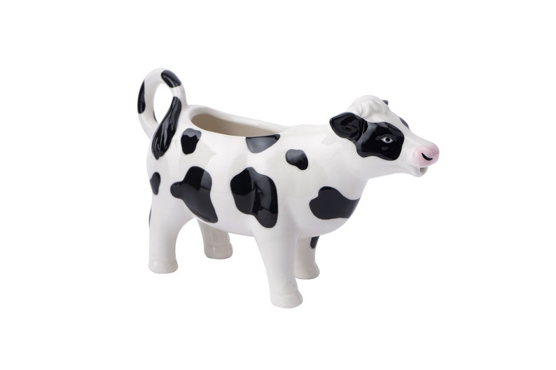Large Ceramic Cow Milk Jug with Gift Box image 2