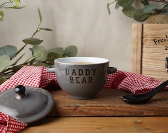 'Daddy Bear' Breischüssel und Löffel in Geschenkbox