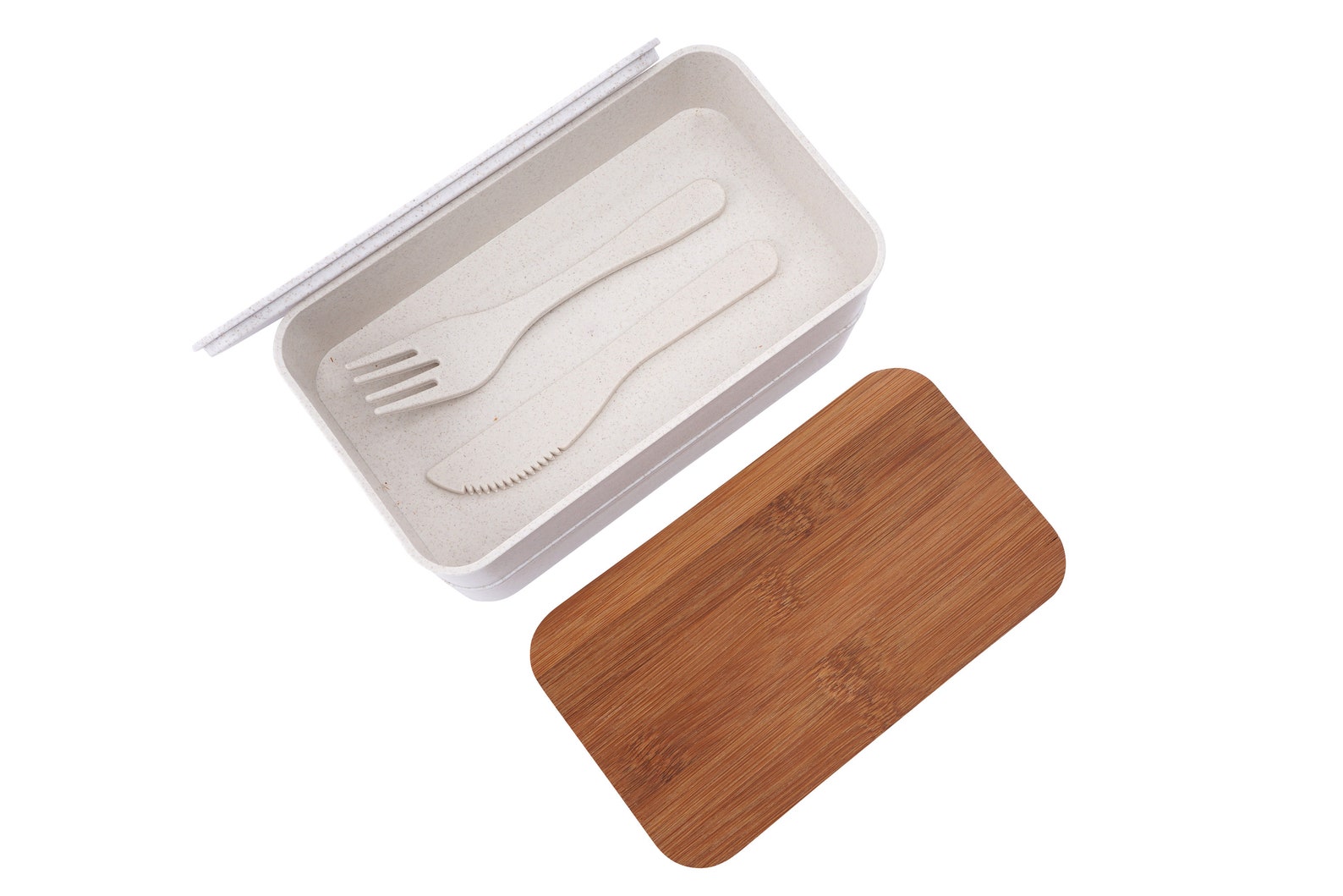 Set of 2 Lunchboxes With Knife & Fork Made From Eco-Friendly | Etsy