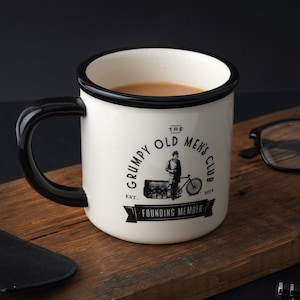 Tazza in gres del Grumpy Old Men's Club • Regalo originale per lui