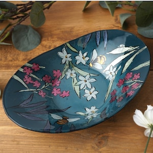 The Imker Grote Ovale Glazen Schaal In Geschenkverpakking