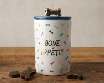 Top Dog 'Bone Appetit' Ceramic Treat Jar