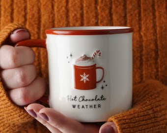 Snuggle Season 'Hot Chocolate' Stoneware Mug