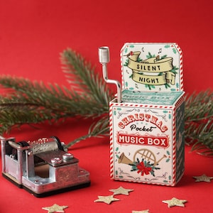 Weihnachtliche Spieluhr &#39;Stille Nacht&#39; | Geschenk für Weihnachten