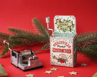 ゼンマイ式クリスマスオルゴール「フロスティ・ザ・スノーマン