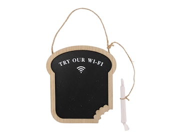 Simply Said, INC Chalk Talks WiFi Chalkboard Sign - Welcome, Our Password is (Blank) - 12 x 5.5 inch Erasable Board - Made in USA, CHT1089